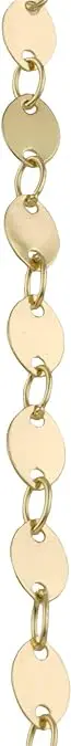 36" Gold Oval Link Chain
