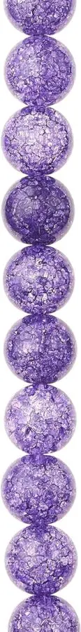 Purple Crackled Quartzite Round Beads, 8mm by Bead Landing™